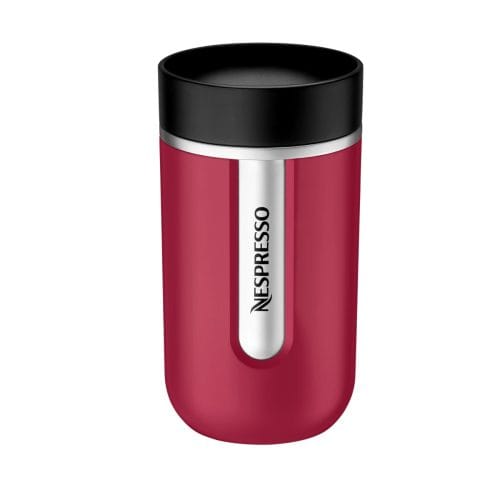 nomad travel mug raspberry red