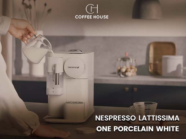 nespresso lattissima one porcelain white