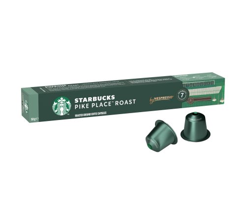 STARBUCKS Pike Place Roast by Nespresso, Medium Roast, Coffee Capsules 10