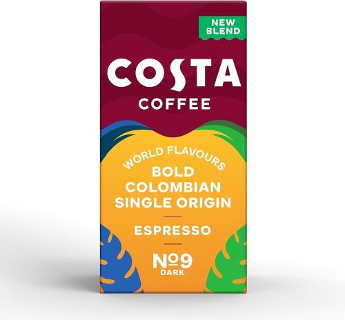 Costa Bold Colombian Single Origin Aluminium Coffee Pods (Pack of 10
